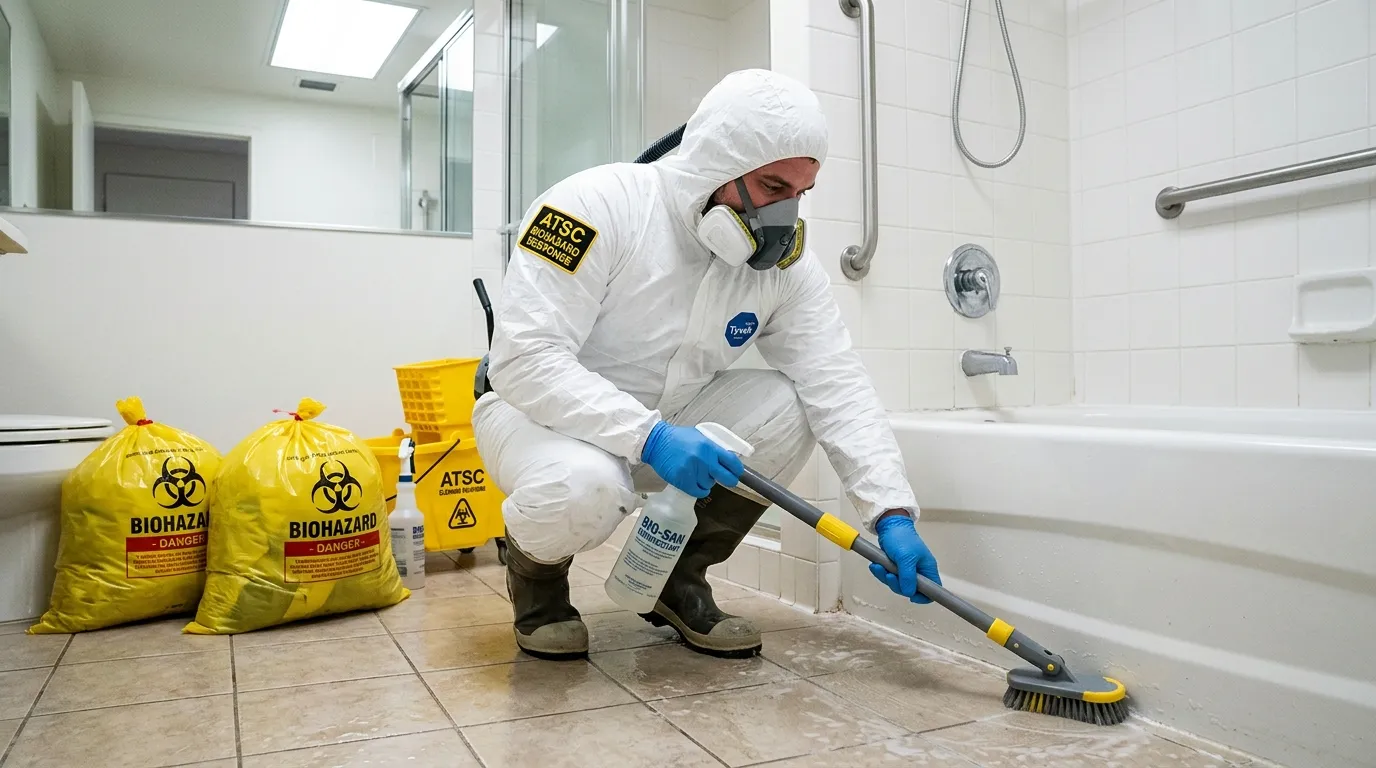 Decontamination equipment deployed for Blood Cleanup in Lyndhurst